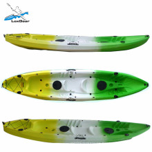 2019 China OEM wholesale no inflatable fishing family sea kayak with kayak accessories and 3 seats